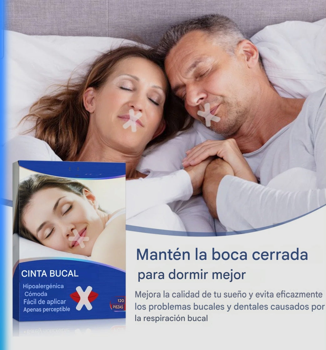 Tiras Bucales Antirronquidos Oxigenia - Sueño Profundo