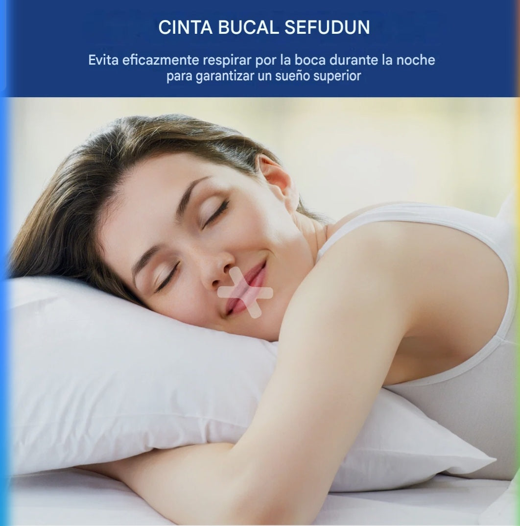 Tiras Bucales Antirronquidos Oxigenia - Sueño Profundo